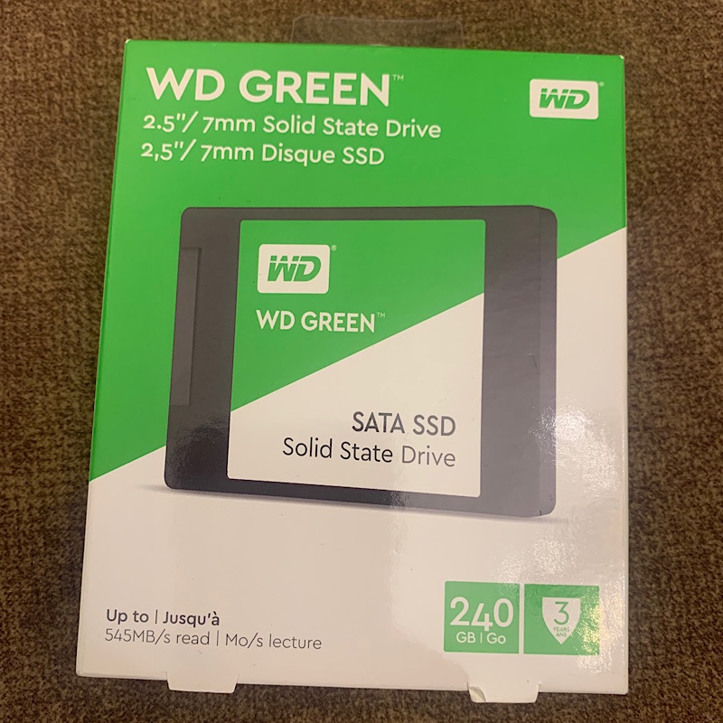 حافظه SSD وسترن دیجیتال مدل GREEN WDS240G1G0A ظرفیت 240 گیگابایت