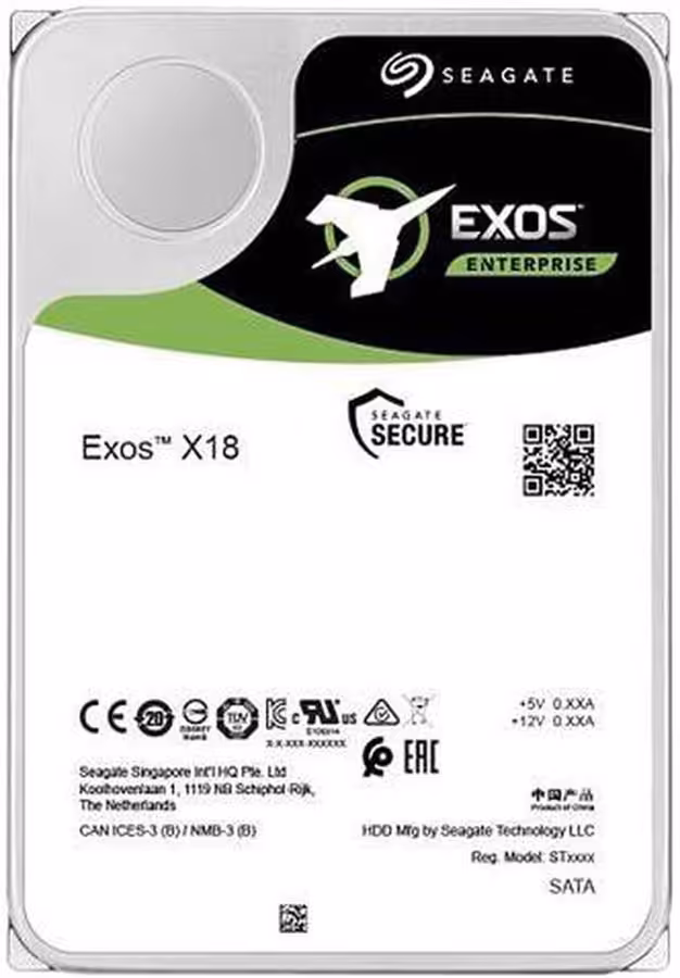 هارد اینترنال سیگیت مدل ST14000NM000J Exos X18 ظرفیت 14 ترابایت