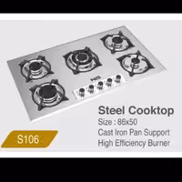 اجاق گاز صفحه استیل ان جی 

برند صادراتی شرکت ان جی 

مدل اجاق گاز S106

