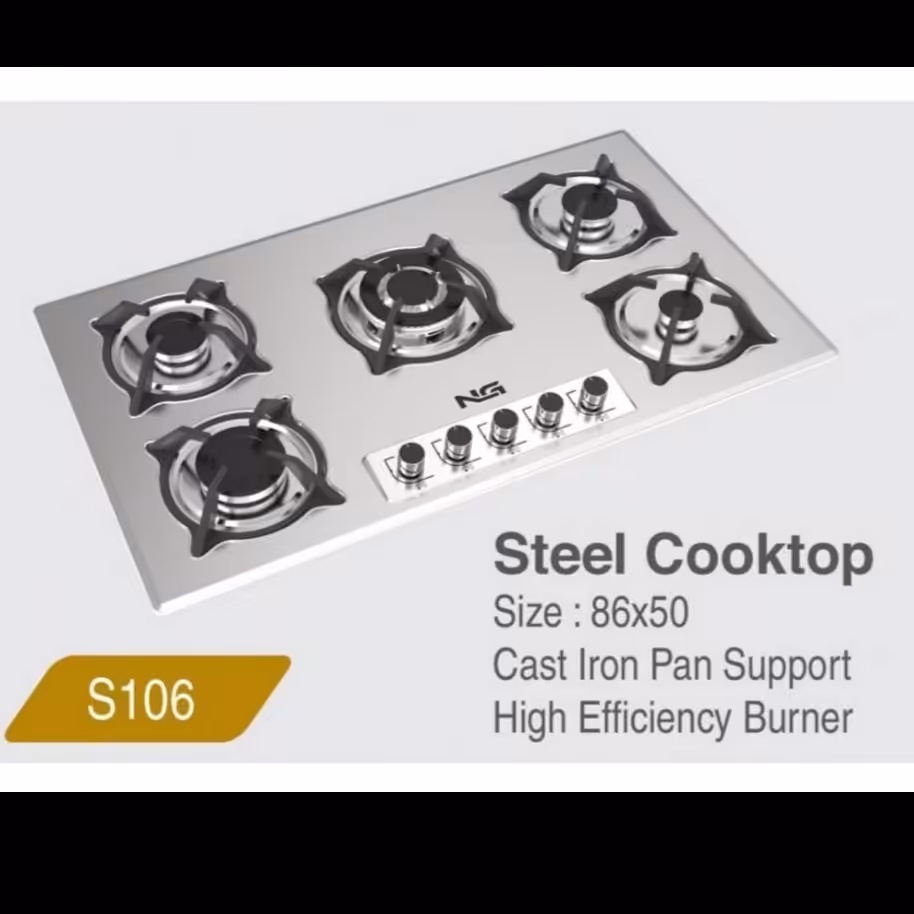 اجاق گاز صفحه استیل ان جی 

برند صادراتی شرکت ان جی 

مدل اجاق گاز S106

