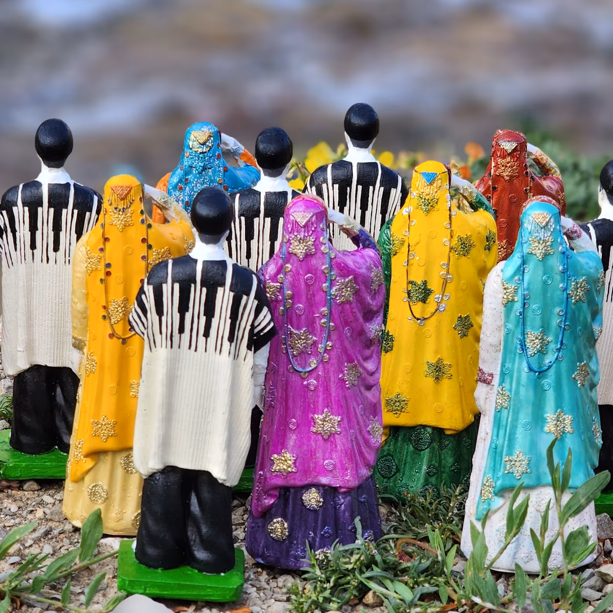 مجسمه مینیاتوری قوم بختیاری