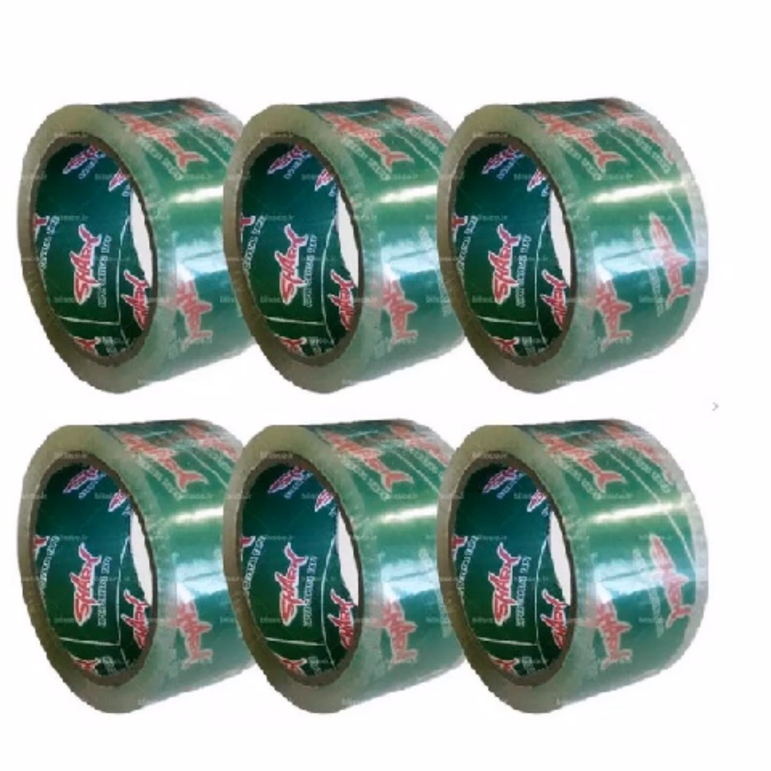 چسب پهن شارک  90 عرض 5 سانتی متر بسته 6 عددی