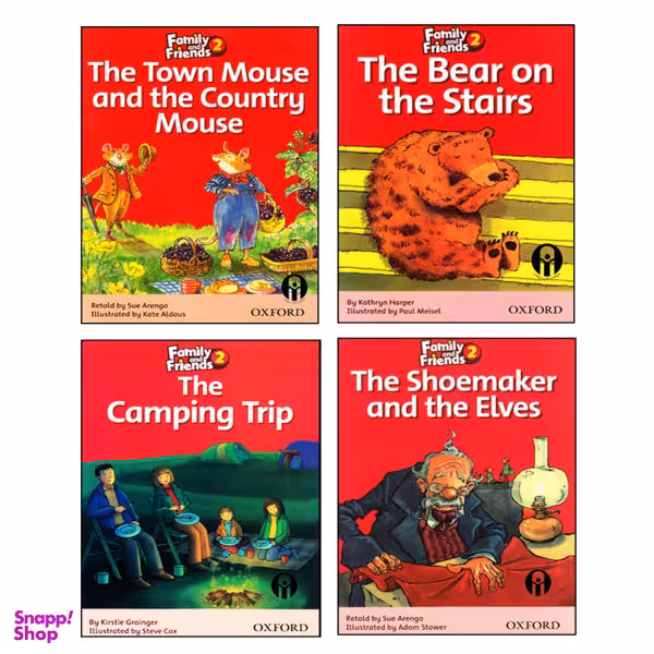 کتاب داستان Family And Friends 2 اثر جمعی از نویسندگان انتشارات الوندپویان چهار جلدی