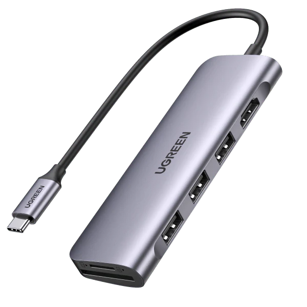 هاب 6 پورت Type-c یوگرین مدل CM195 70410