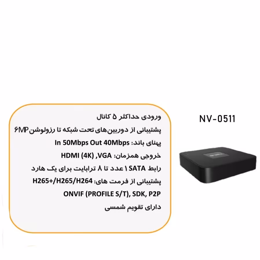 دستگاه ذخیره ساز  پنج کانال aplinex