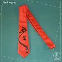 کراوات آجری خط_نقاشی مشکی