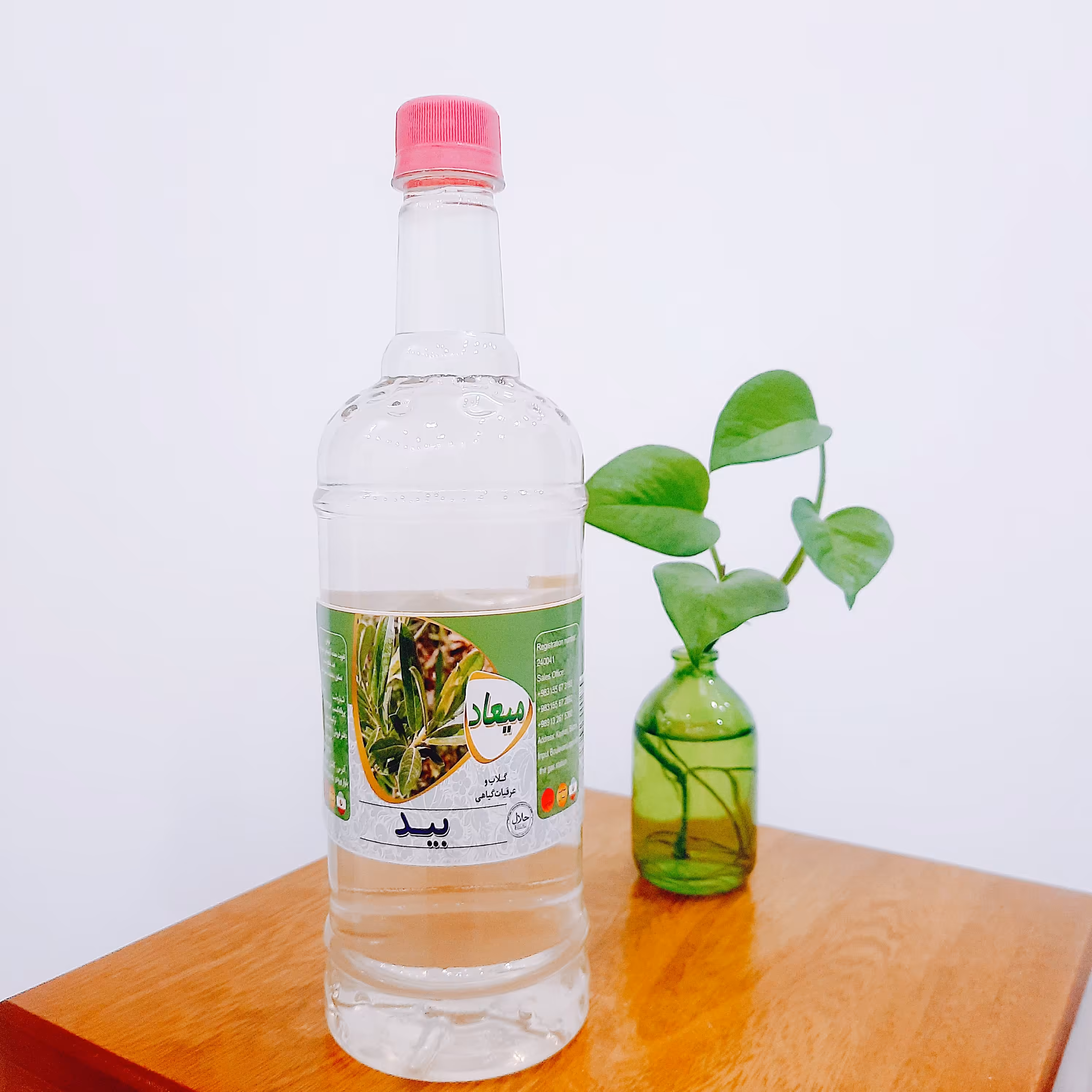 عرق بید میعاد (یک لیتری- بسته 12 عددی)