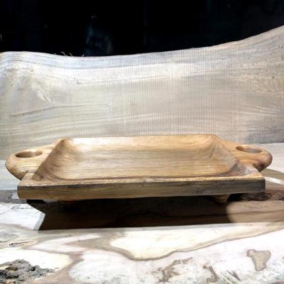 سینی پذیرایی چوبی