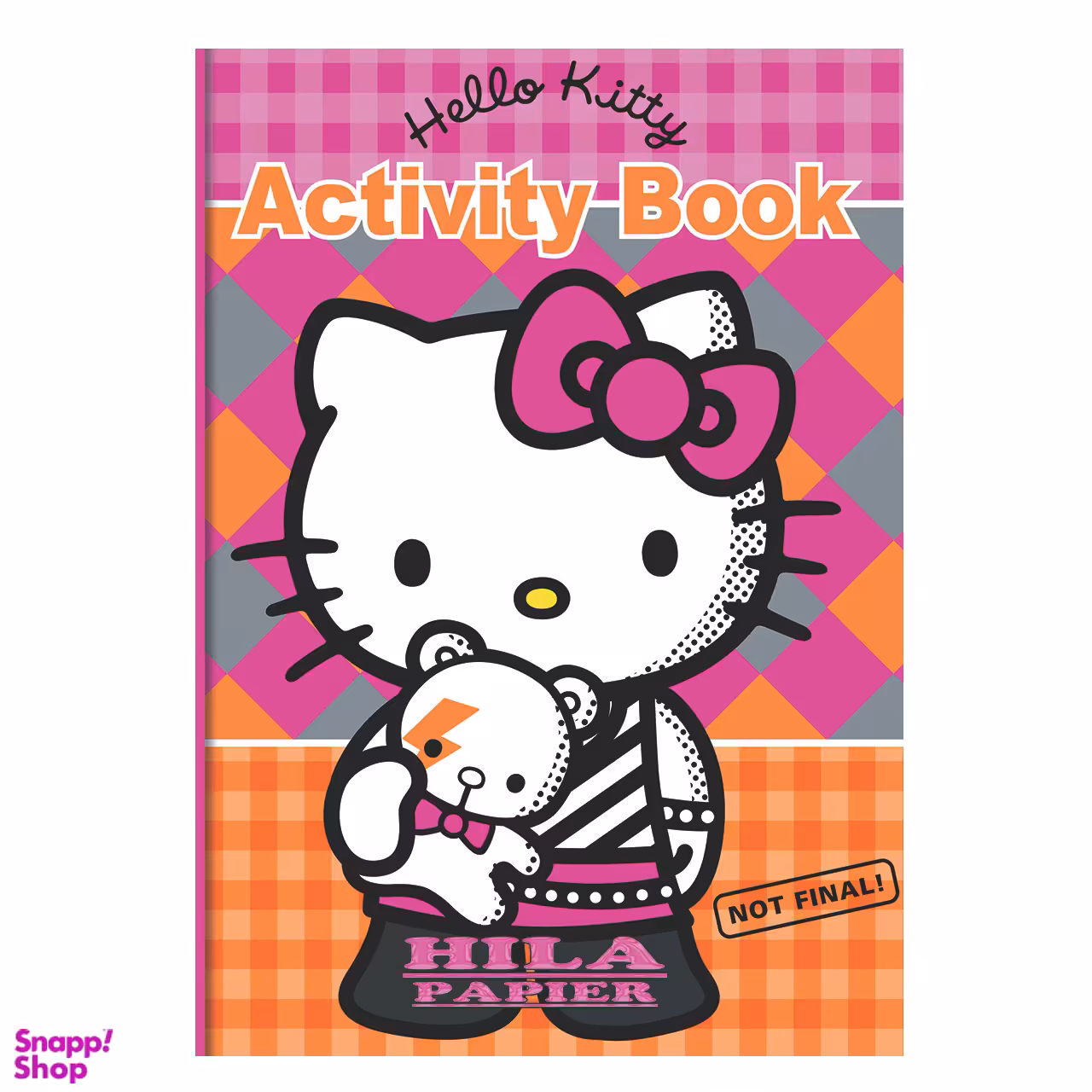 دفتر نقاشی هیلا مدل سلطانی طرح کیتی