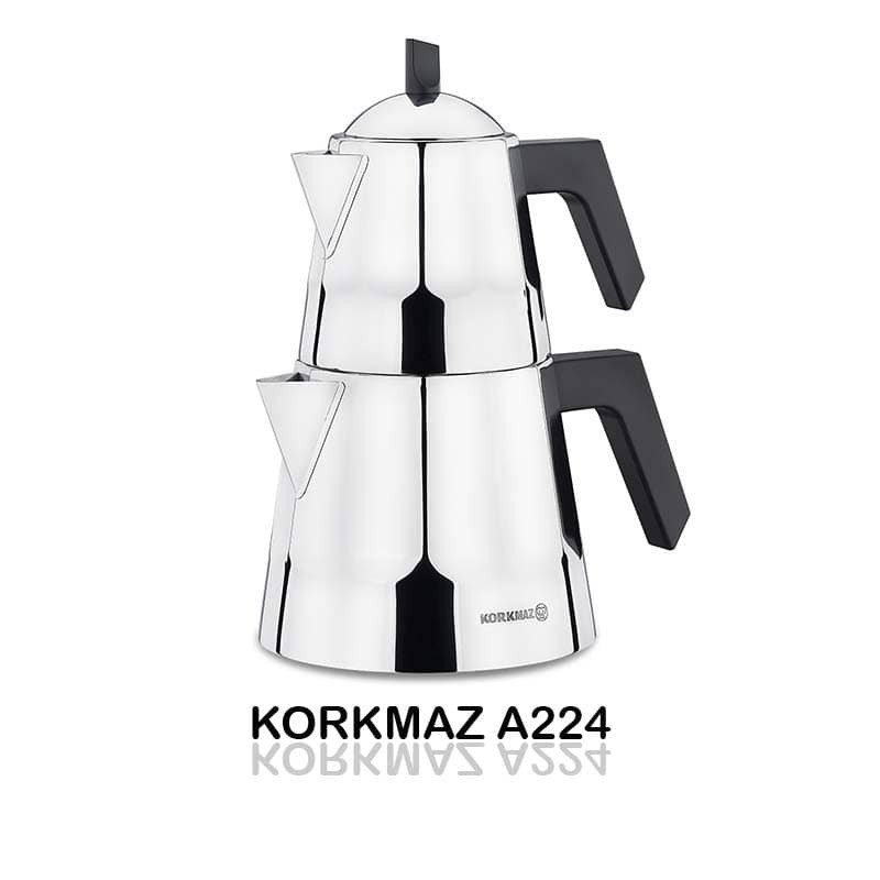 کتری و قوری استیل روگازی کرکماز Dia A224