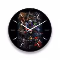 ساعت رومیزی راویتا مدل بتمن کد 3401 در رنگ های مشکی و سفید