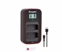 شارژر دوبل باتری با صفحه نمایش KingMa LP-E10