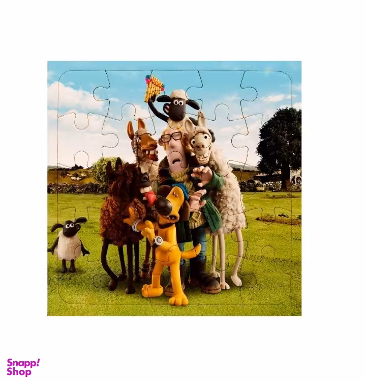 پازل 25 تکه مدل بره ناقلا و دوستان