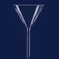 قیف شیشه ای قطر 8 سانت آزمایشگاهی پیرکس 