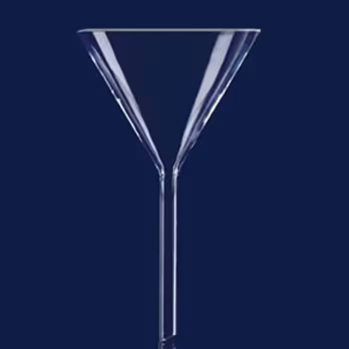 قیف شیشه ای قطر 8 سانت آزمایشگاهی پیرکس 