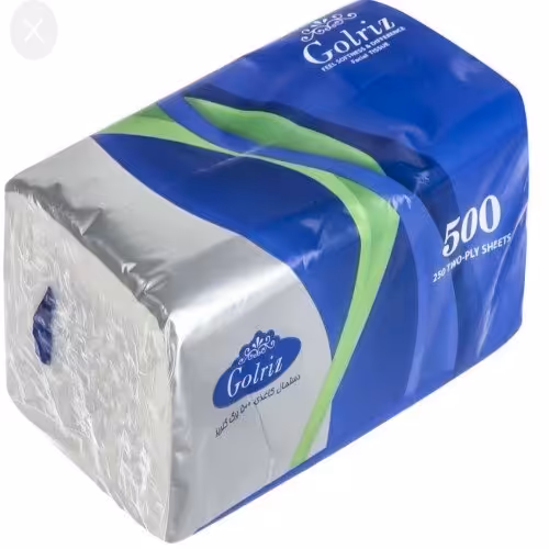 دستمال فله 500برگ گلریز