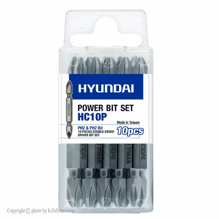 سر پيچ گوشتی 10 عددی هیوندای مدل hc10p دوسرچهارسو
