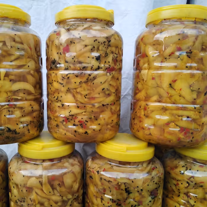 ترشی انبه بندری  پوست گرفته 