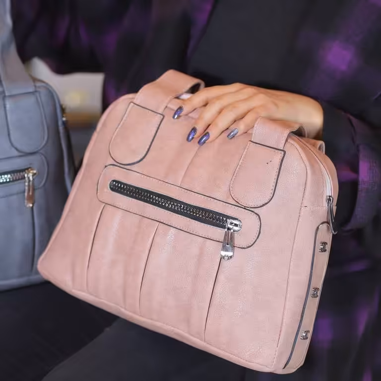 کیف زنانه و دخترانه دستی با رنگ‌بندی (ارسال رایگان)