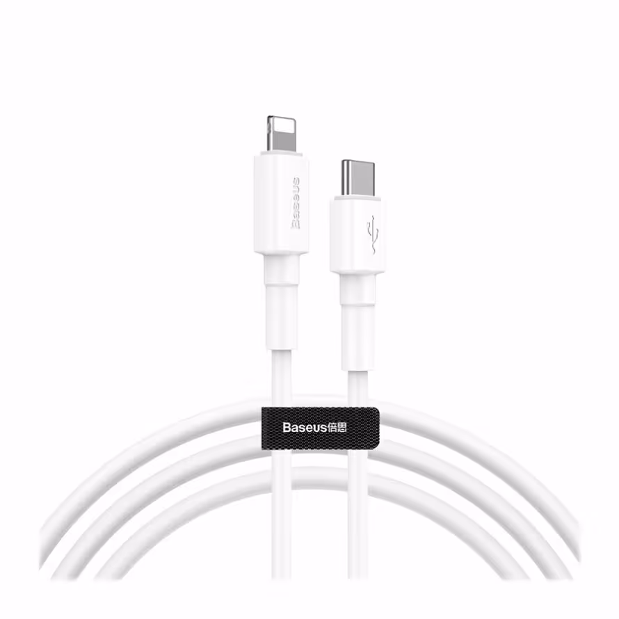 کابل 1 متری USB Type-C به Lightning بیسوس CATLSW-02
