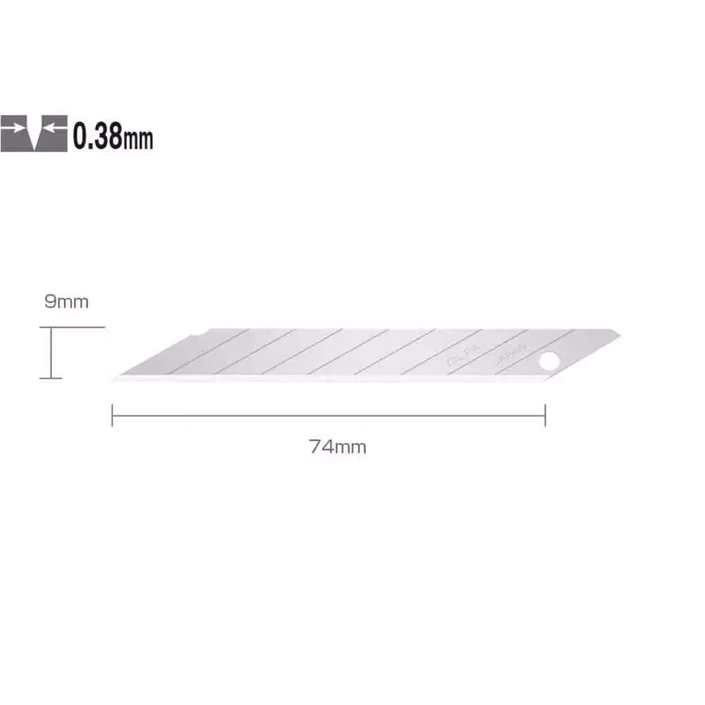 تیغ کوچک استیل 30 درجه الفا مدل OLFA DKB-5 (بسته 5 عددی)