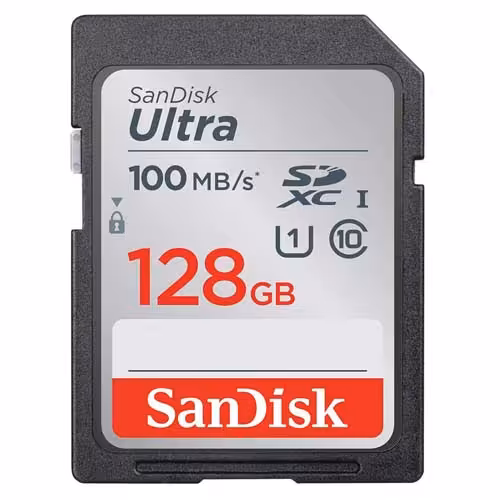 کارت حافظه سندیسک مدل SanDisk 128GB Ultra SDXC UHS-I 100MB/s