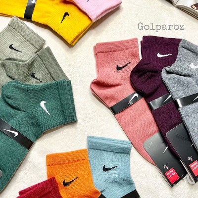 جوراب نیم ساق طرح نایک پرطرفدار اسپرت مناسب آقایان و بانوان