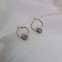 گوشواره حلقه ای برند acc تحت لیسانس آلمان آبکاری شده و ضدحساسیت