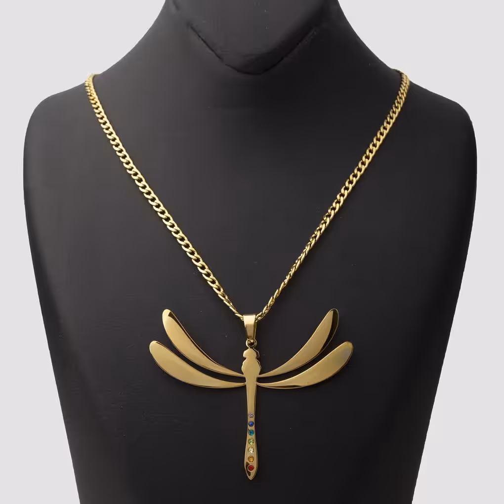 گردنبند  استیل 316 رنگ ثابت و ضد حساسیت کد 12