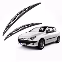 تیغه برف پاک کن   206 ، 207 و رانا    فابریکی * لاستیک سیلیکونی * (  یک جفت کامل )