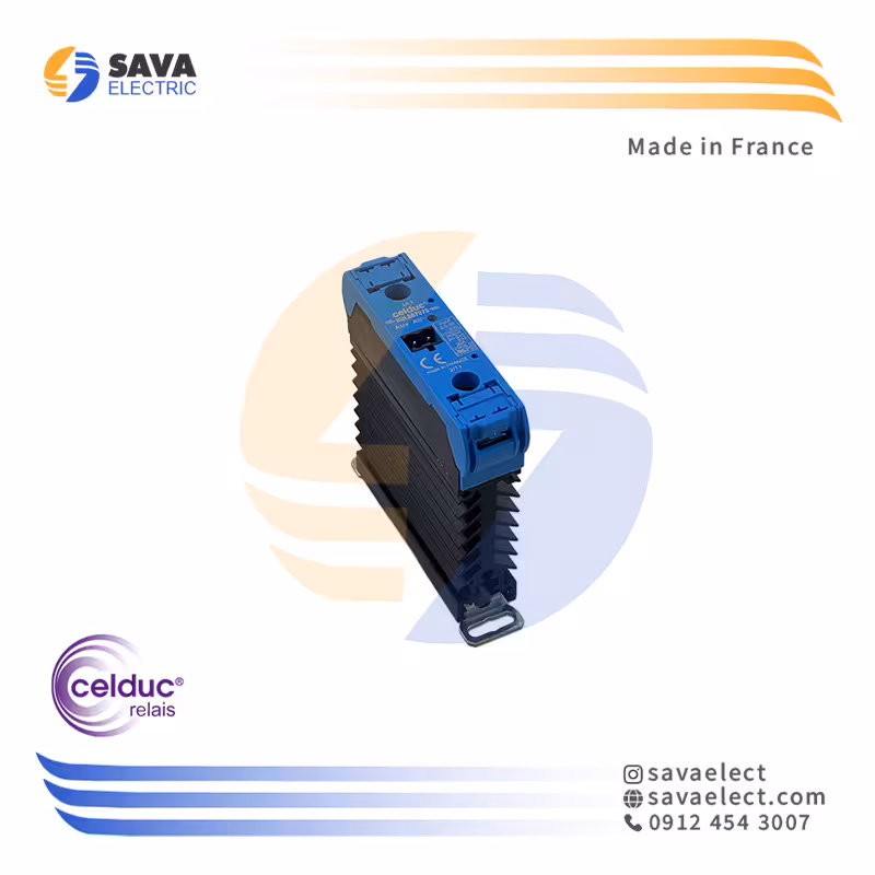 خرید رله الکترونیکی (SSR) تک فاز باریک هیت سینک دار 35 آمپر SUL867070 سلدوک فرانسه | ساوا الکتریک