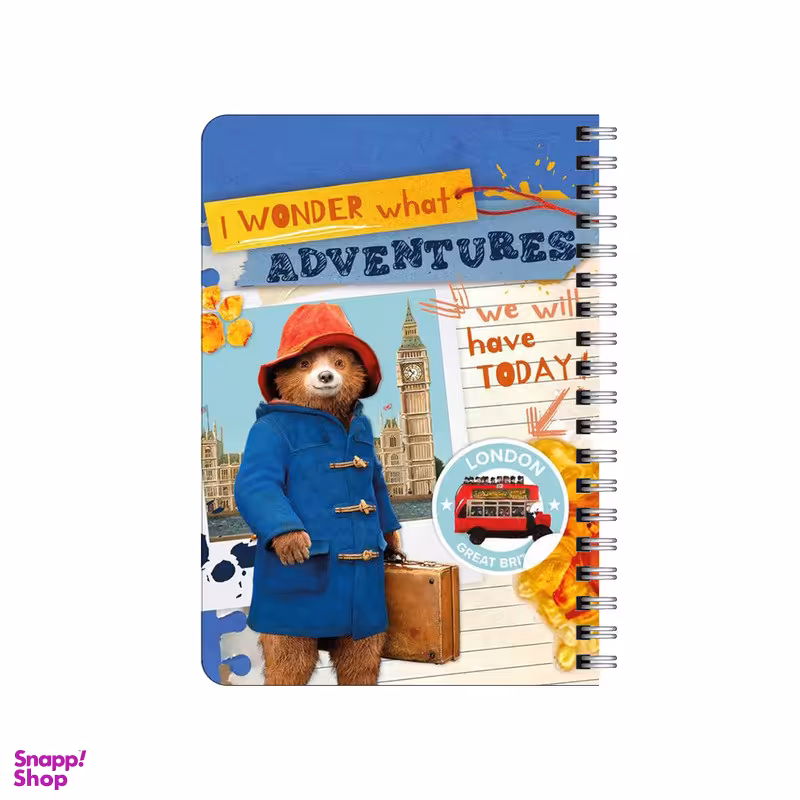 دفترچه یادداشت بامبیلیپ مدل چوبی طرح پدینگتون و رویای لندن کد 6398666