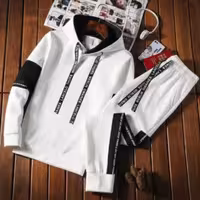 ست هودی زنانه ومردانه دردورنگ مشکی وسفید