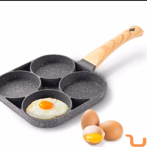 تابه 4 تیکه دسته چوبی