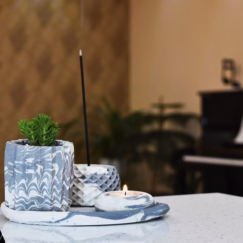 ست دکوراتیو چهار تکه DSC-42101 در چهار رنگ بندی