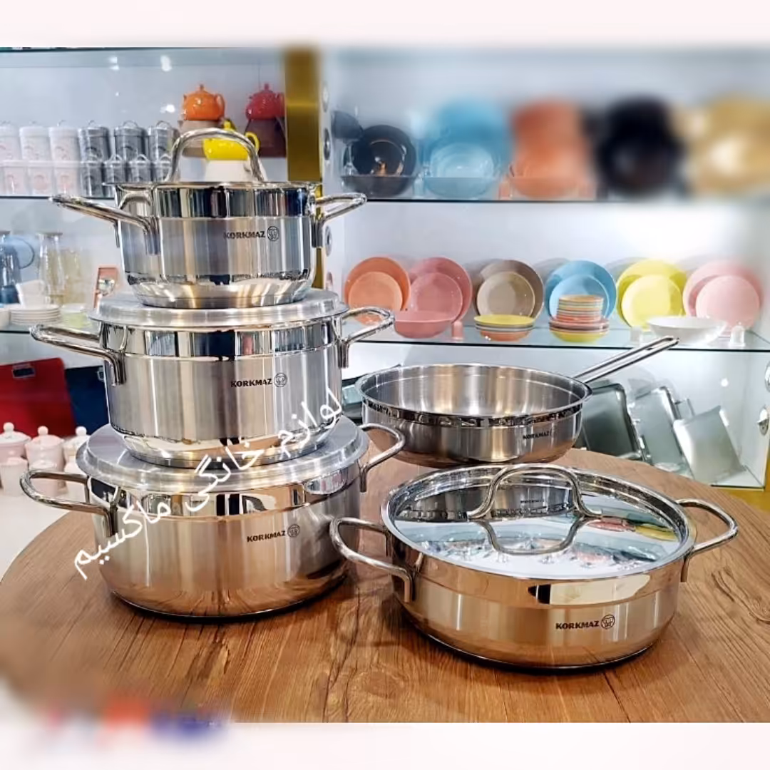 سرویس قابلمه کرکماز 9 پارچه ترکیه ای اورجینال