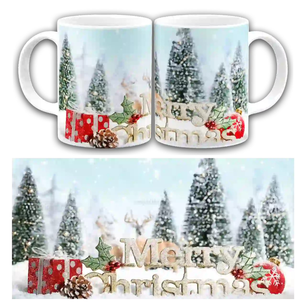 ماگ Merry christmas مدل AK2