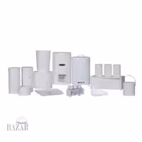 سرویس آشپزخانه 23 پارچه سفید فلزی بهازکالا 16280089