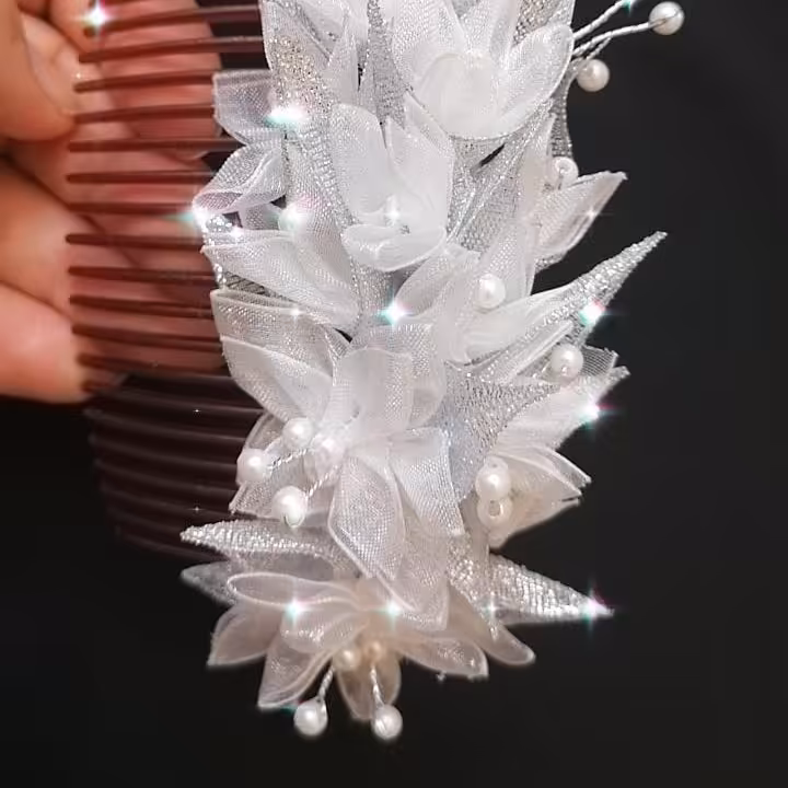 شانه پلاستیکی گلدار