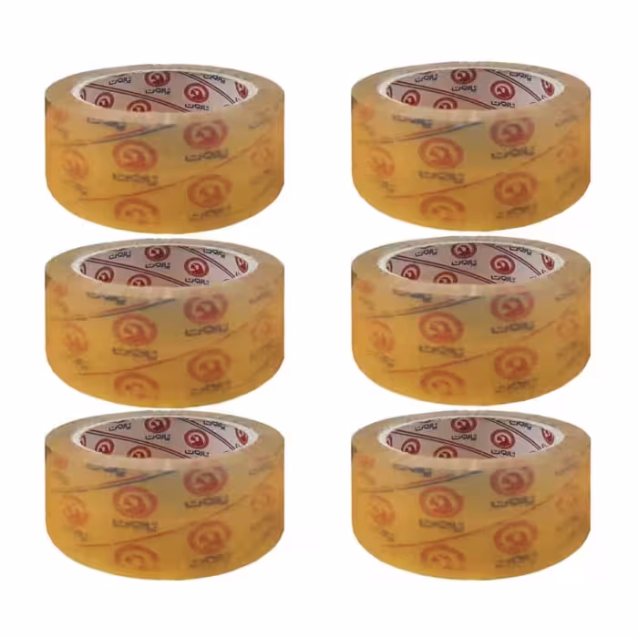 چسب پهن 90 یاردی بسته 6 عددی