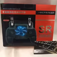 دسته گیمSR دارای فن قدرتمند  رنگبندی مشکی