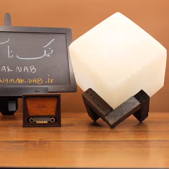 آباژور سنگ نمک  مدل کوییک( کوچک)کد 11