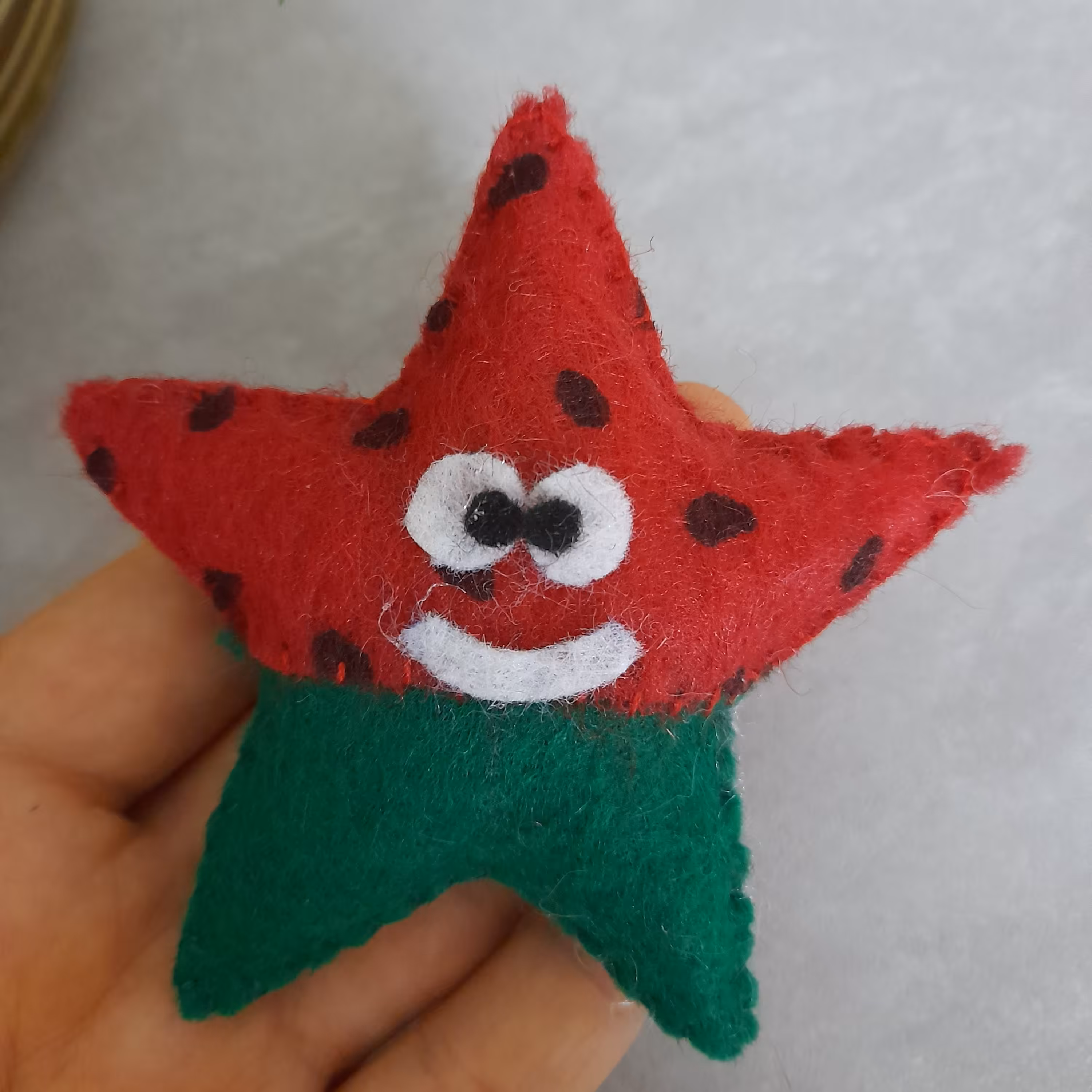 گیفت یلدا هندوانه ستاره ای نمدی