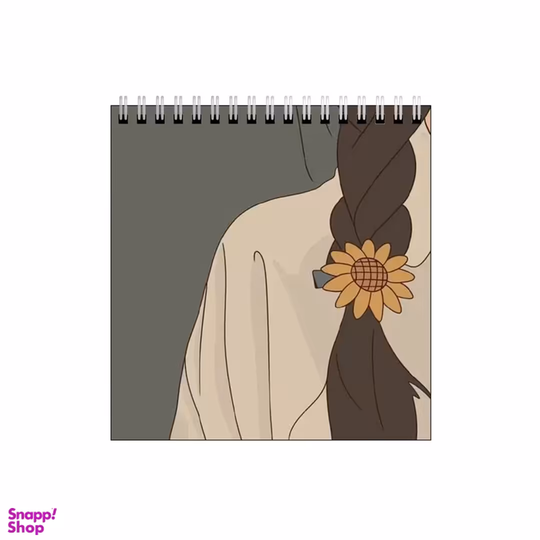 دفتر طراحی بامبیلیپ طرح بافت مو و گل آفتابگردان کد 9356464