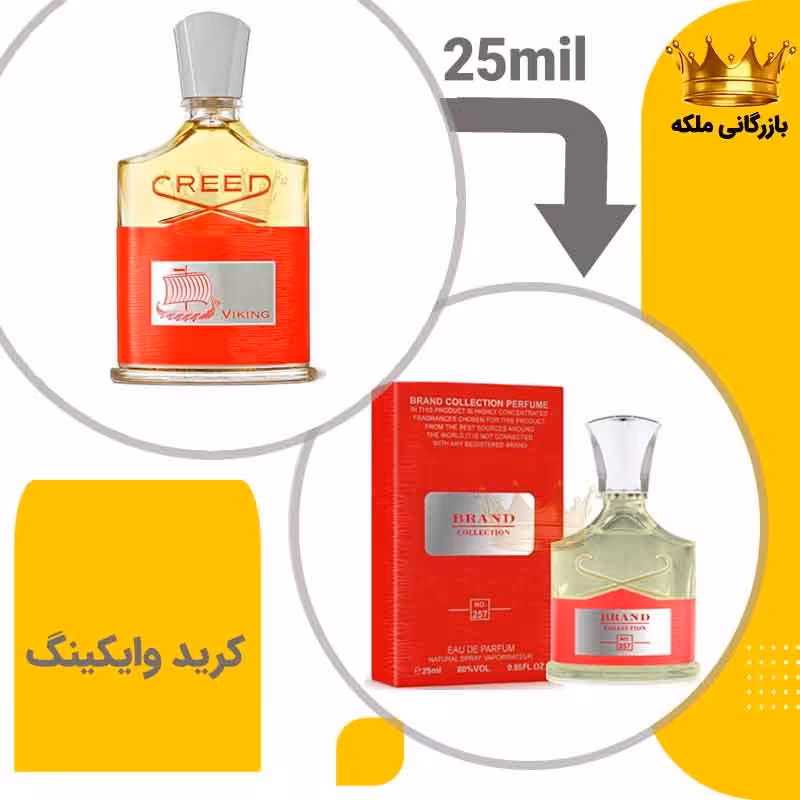 عطر جیبی  کرید واکینگ قرمز 25 میل مردانه برند (Creed Viking)
