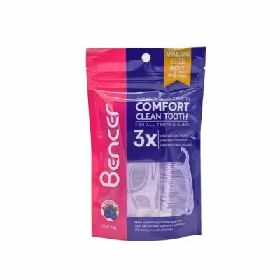 نخ دندان بنسر مدل کمانی بسته 56 عددی