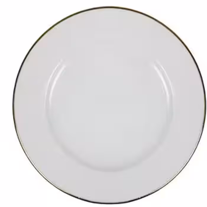 بشقاب چینی پلو خوری 26 لب طلا