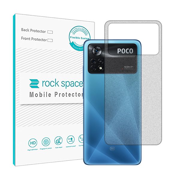 گلس محافظ پشت گوشی شیائومی Poco X4 Pro 5G مدل نانو هیدروژل مات برند راک اسپیس کد19877S