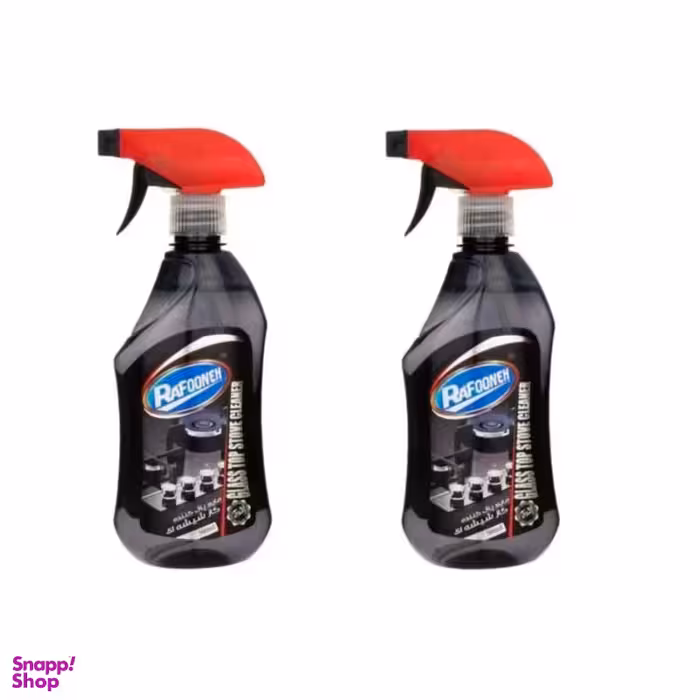 گاز پاک کن رافونه مدل شیشه ای حجم 500 میلی لیتر مجموعه 2 عددی