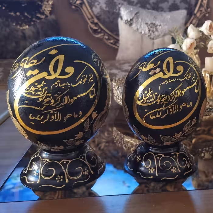 پوکه تخم شترمرغ طلایی وان یکاد (پس کرایه)